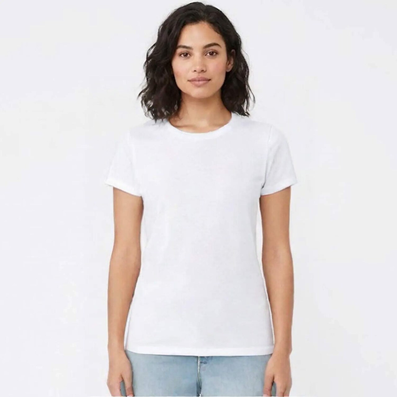 Gildan® Heavy Cotton Women’s Crewneck Short Sleeve T-Shirt for Promotional & Everyday Blank Tee